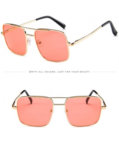 Oversized Women Men Vintage Retro Glasses Unisex Polarized Fashion Oversize Frame Sunglasses Eyewear (A) - A - CA195NKDKDN $8.38