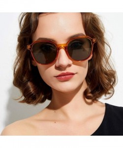 Goggle Polarized Sunglasses Men Women Luxury Retro Sun Glasses Outdoors-Stylish Shades - D - CK190ECES6O $30.44