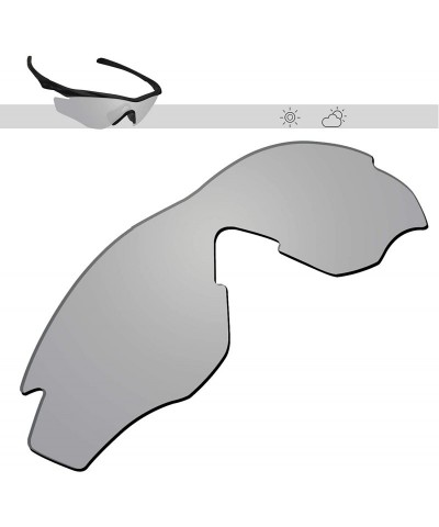 Sport 100% Precise-Fit Replacement Sunglass Lenses M2 Frame OO9212 - Polarized Metallic Silver Mirror - CF18COU3OQ3 $12.89